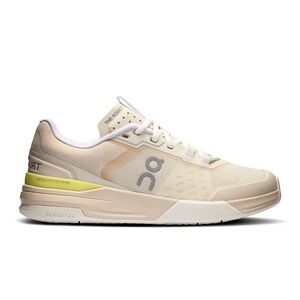 On Running The Roger Adv Pro Women’s Beige and Yellow tennis Shoes 9 1/2